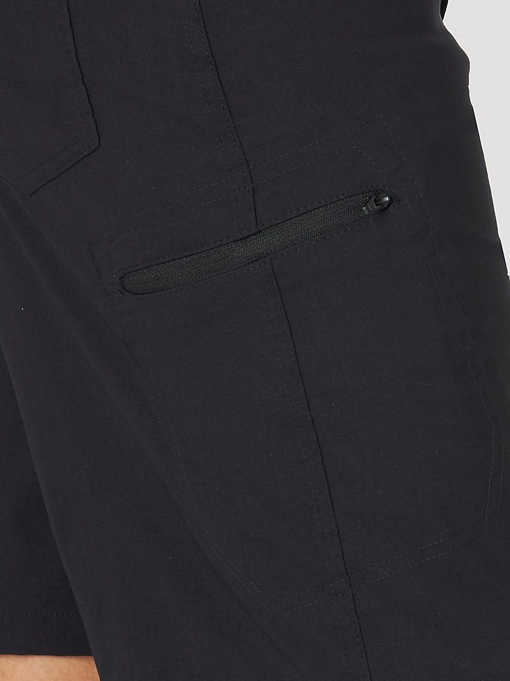 Men's Wrangler Authentics Comfort Waist Cargo Short in Black