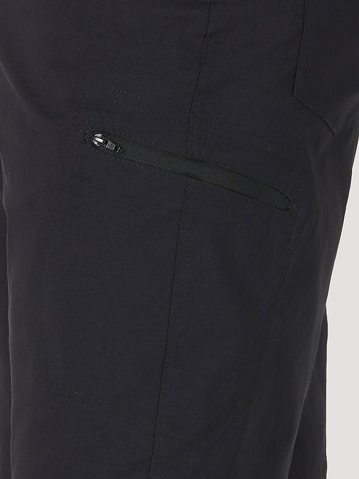 Men's Wrangler Authentics Comfort Waist Cargo Short in Black