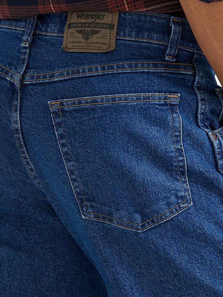 Wrangler Comfort Solutions Series Comfort Fit Jean in Dark Flex