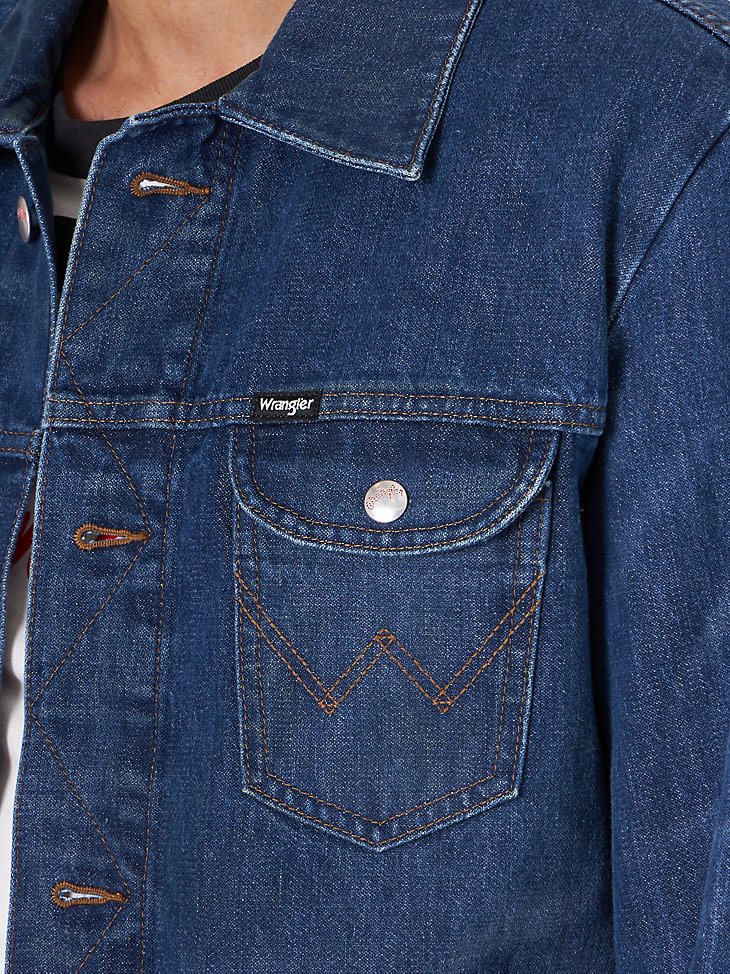 Wrangler x Fender ICONS Rockstar Souvenir Jacket in Electric Blue