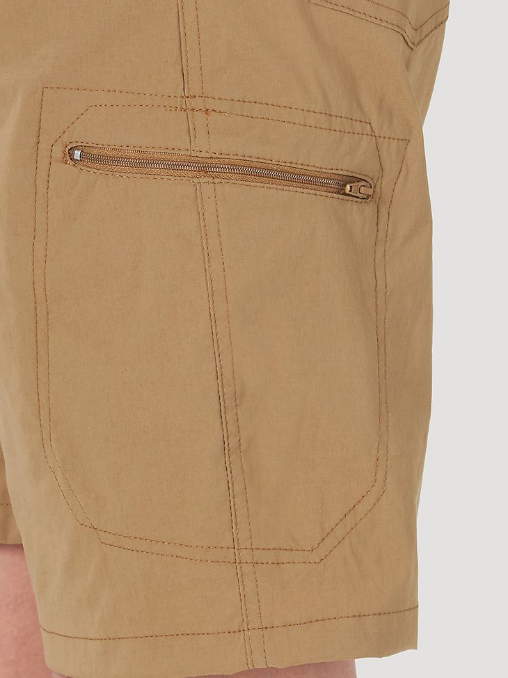 Men's Wrangler Authentics Comfort Waist Cargo Short in Bronze