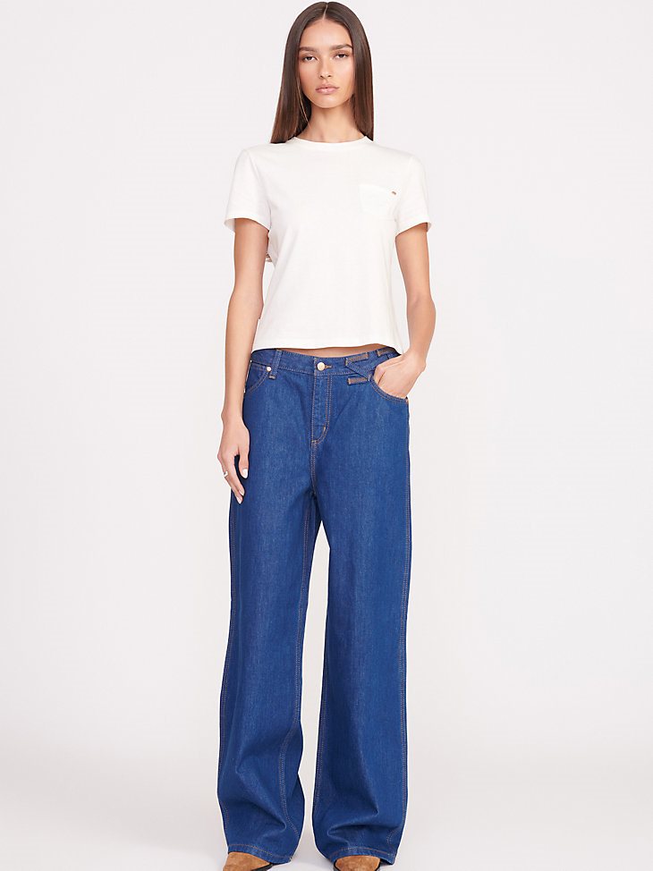 Wrangler + STAUD Tee in White