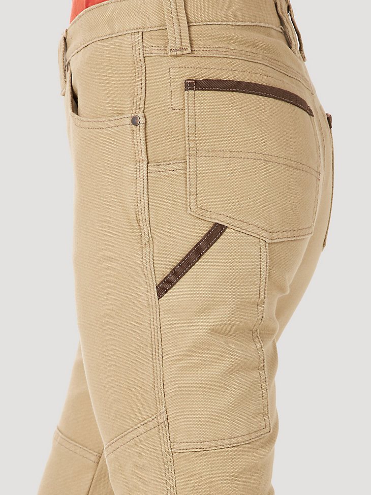 Women's Wrangler RIGGS Workwear Straight Fit Utility Work Pant in Golden Khaki
