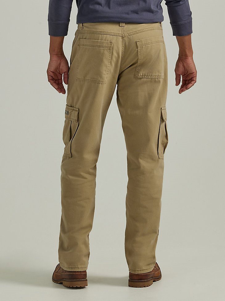 Men's Fleece Lined Cargo Pant in Elm