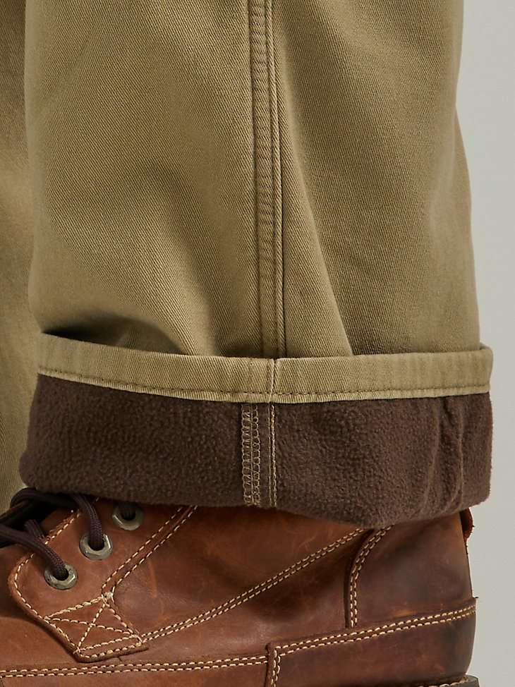 Men's Fleece Lined Cargo Pant in Elm