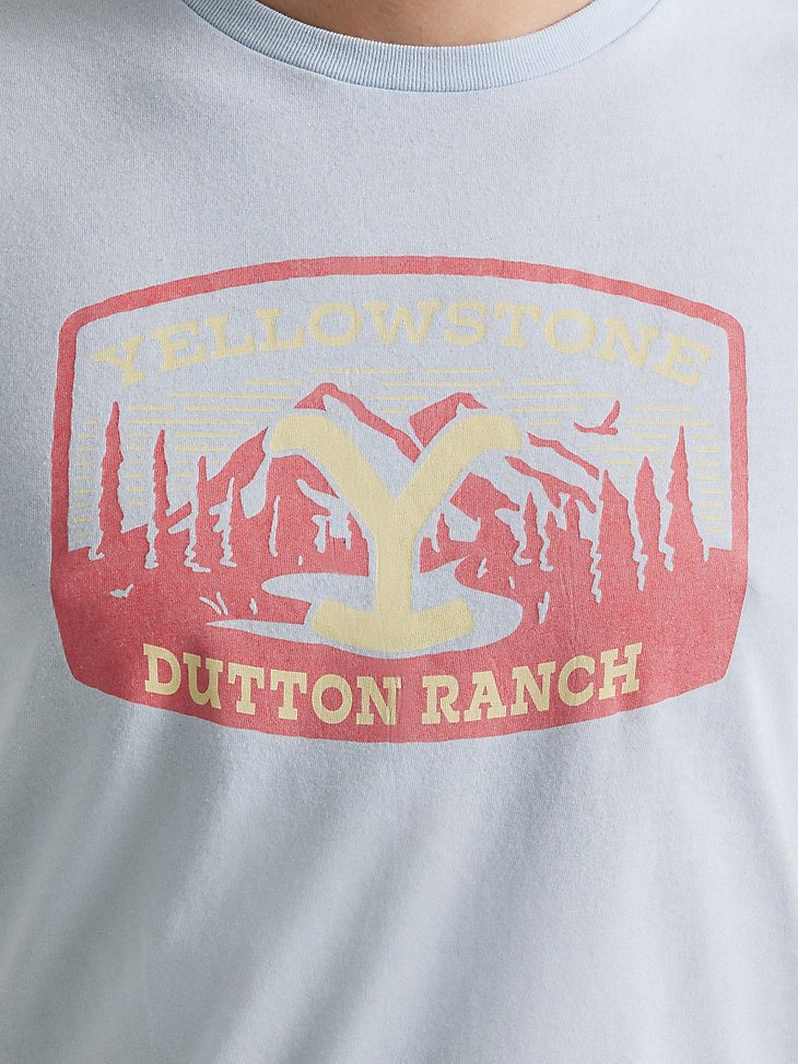 Wrangler x Yellowstone Men's Scenic T-Shirt in Skyway Heather
