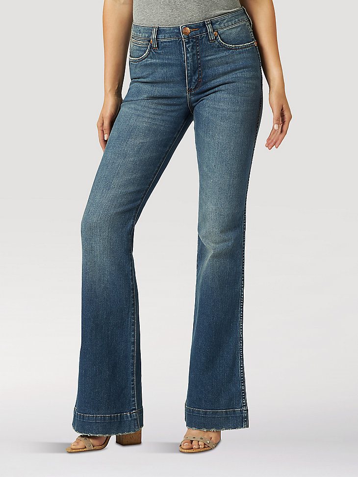 Women's Wrangler Retro Premium High Rise Trouser Jean in Shelby