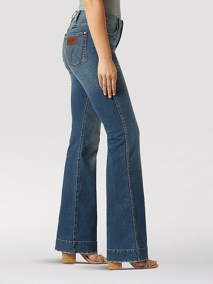 Women's Wrangler Retro Premium High Rise Trouser Jean in Shelby
