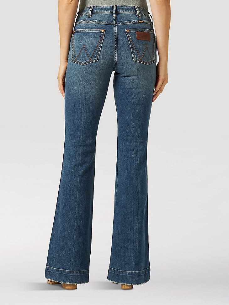 Women's Wrangler Retro Premium High Rise Trouser Jean in Shelby