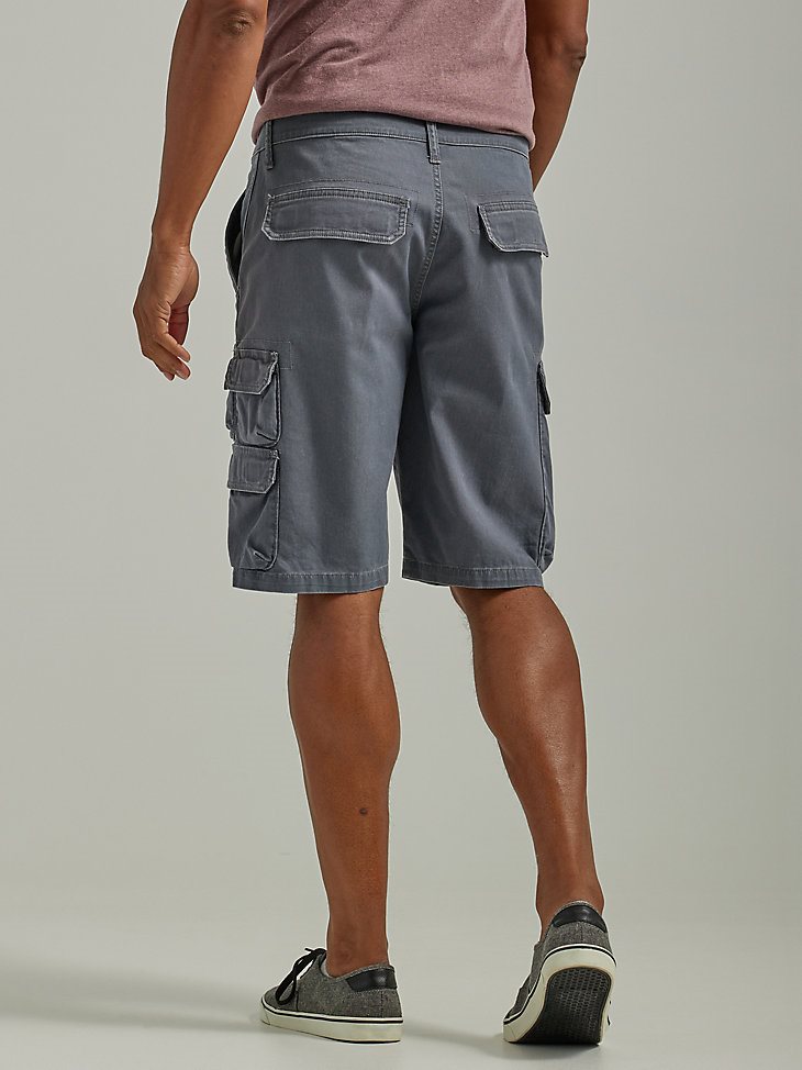 Wrangler Men's Five Star Premium Stacked Cargo Short in Pewter