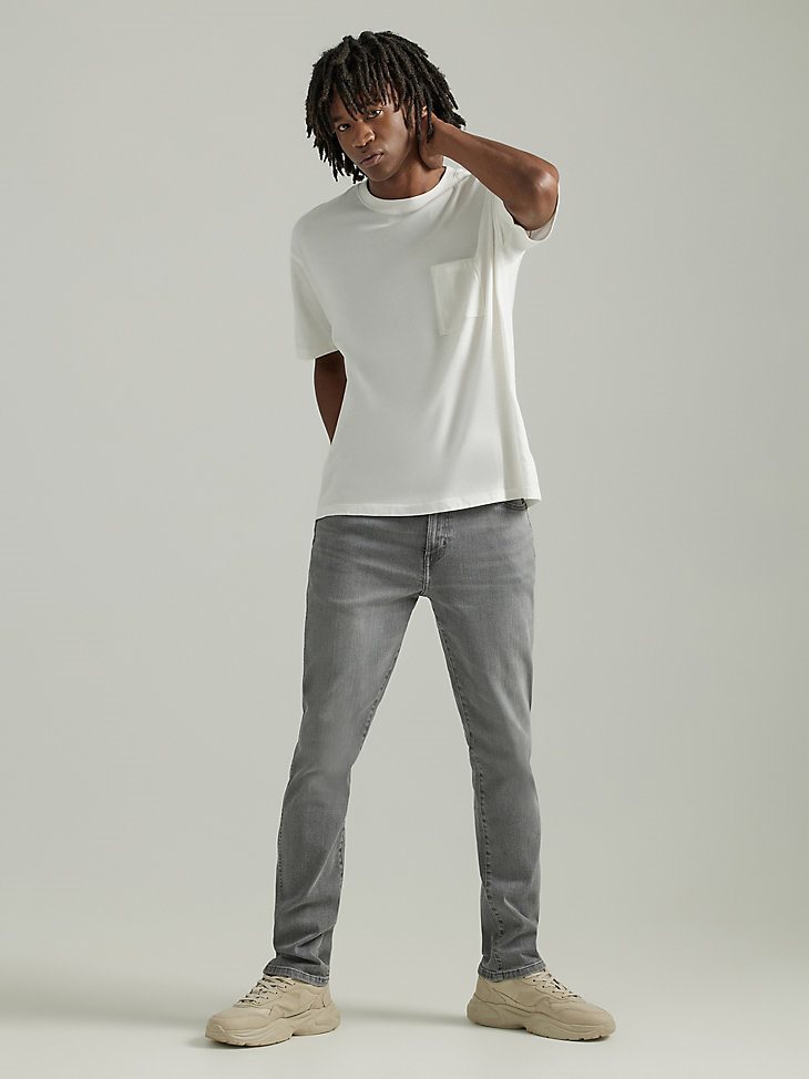 Men's Larston Slim Tapered Jean in Washed Grey