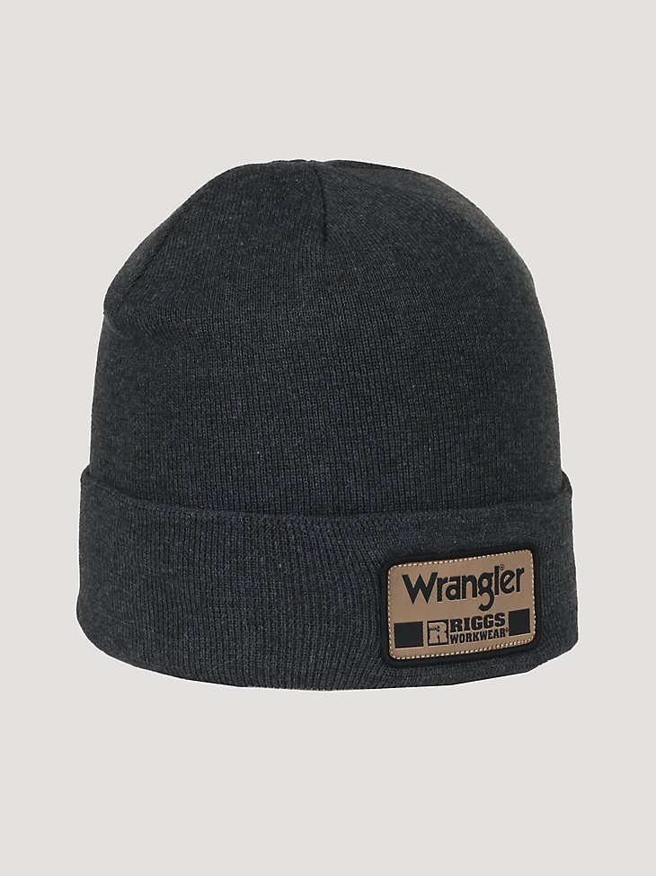 Wrangler Riggs Workwear Beanie in Charcoal Heather