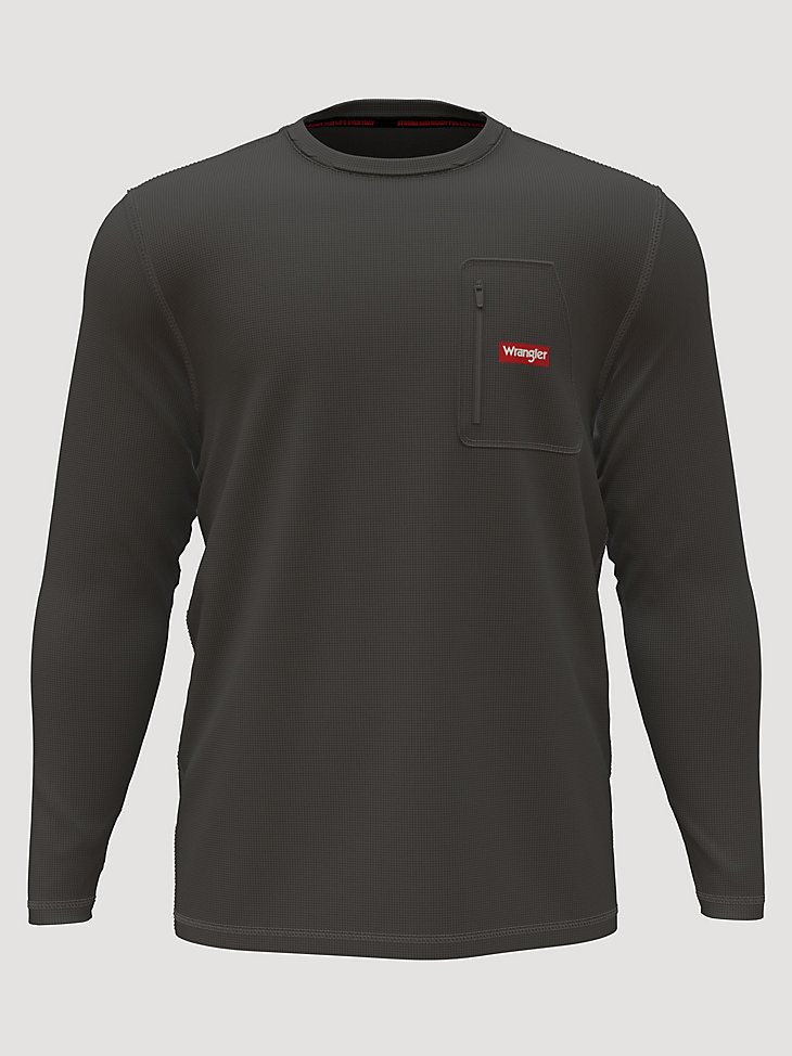 Men's Base Layer Thermal Top in Grey