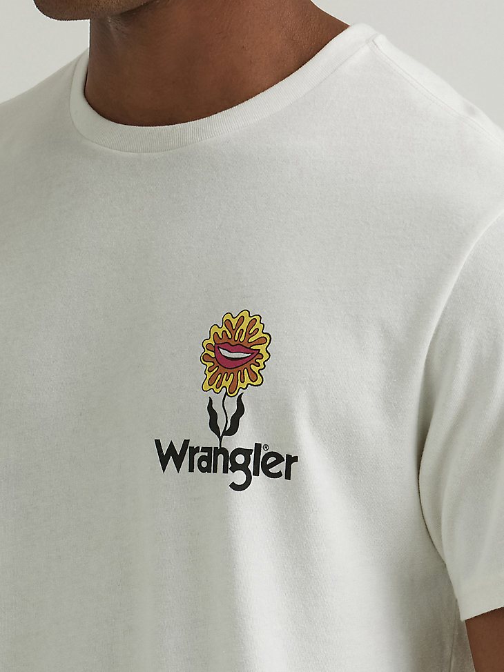 Men's Home Grown Denim T-Shirt in Marshmallow
