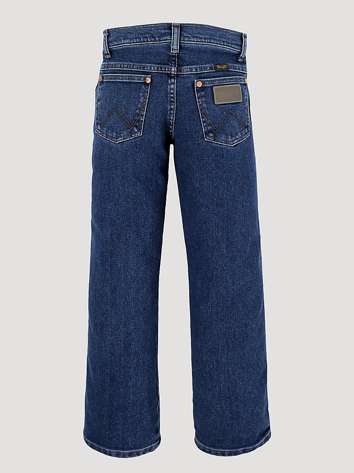 Boy's Wrangler Cowboy Cut Original Fit Active Flex Jean (8-16) in Stonewash