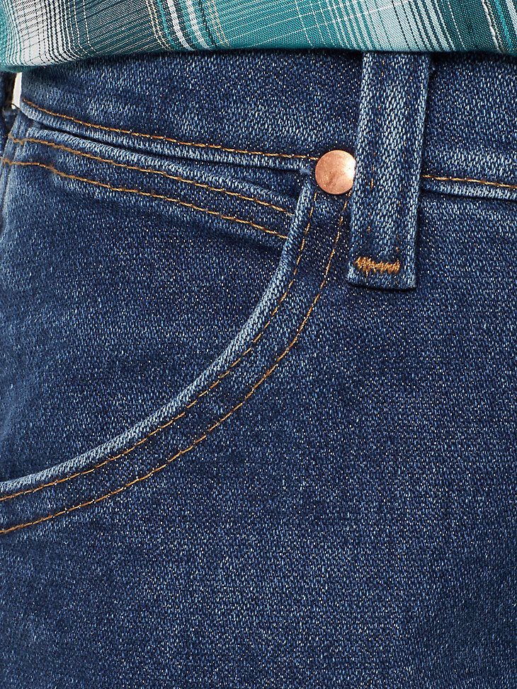 Boy's Wrangler Cowboy Cut Original Fit Active Flex Jean (8-16) in Stonewash