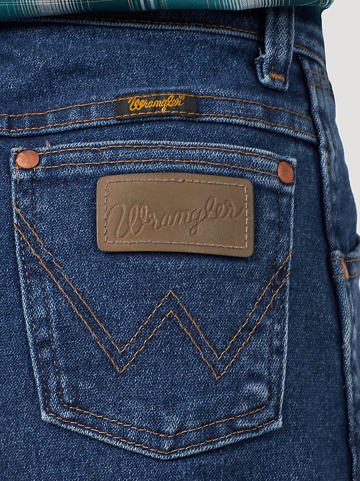 Boy's Wrangler Cowboy Cut Original Fit Active Flex Jean (8-16) in Stonewash