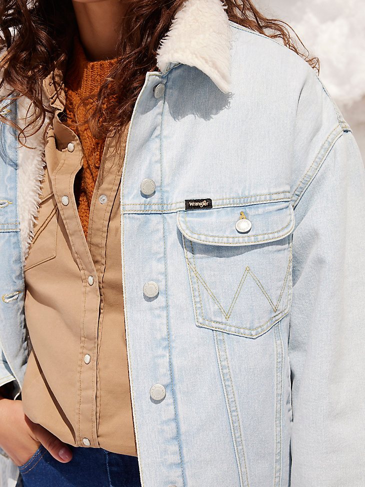 Women's Girlfriend Sherpa Jacket in Sunrise