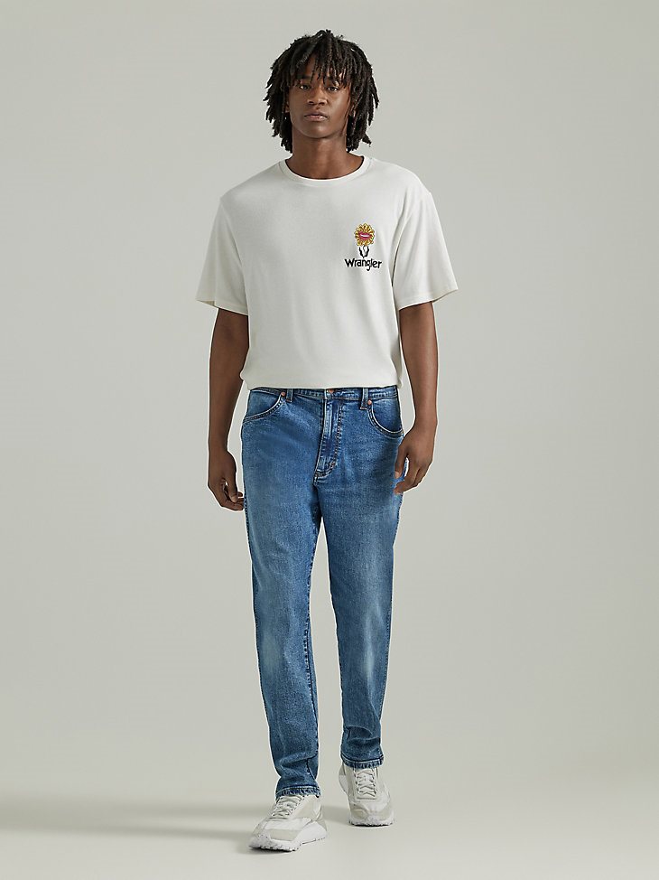 Men's Relaxed Taper Jean in Gitty Up Blue
