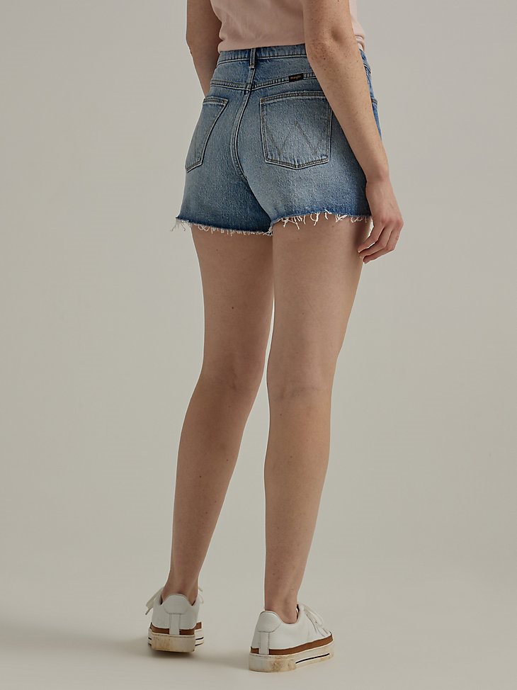 Women's High Rise Vintage Cut-Off Short in Marigold