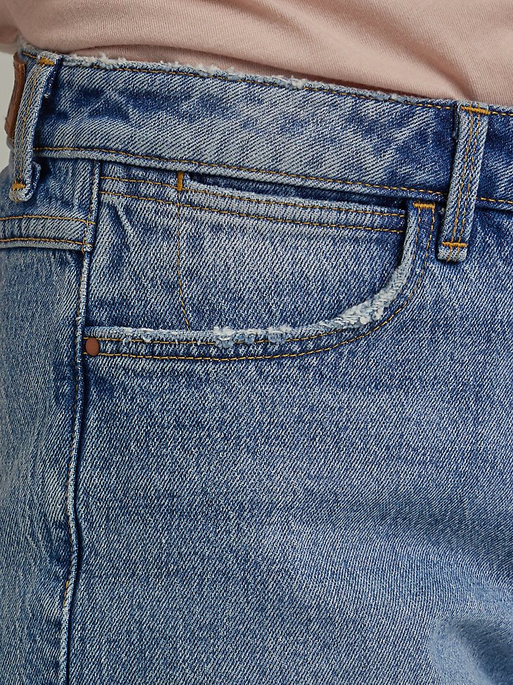 Women's High Rise Vintage Cut-Off Short in Marigold