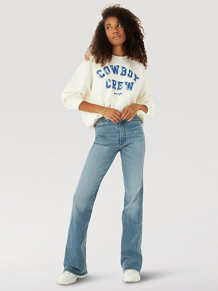 Women's Wrangler Westward 626 High Rise Bootcut Jean in Dusty Mid