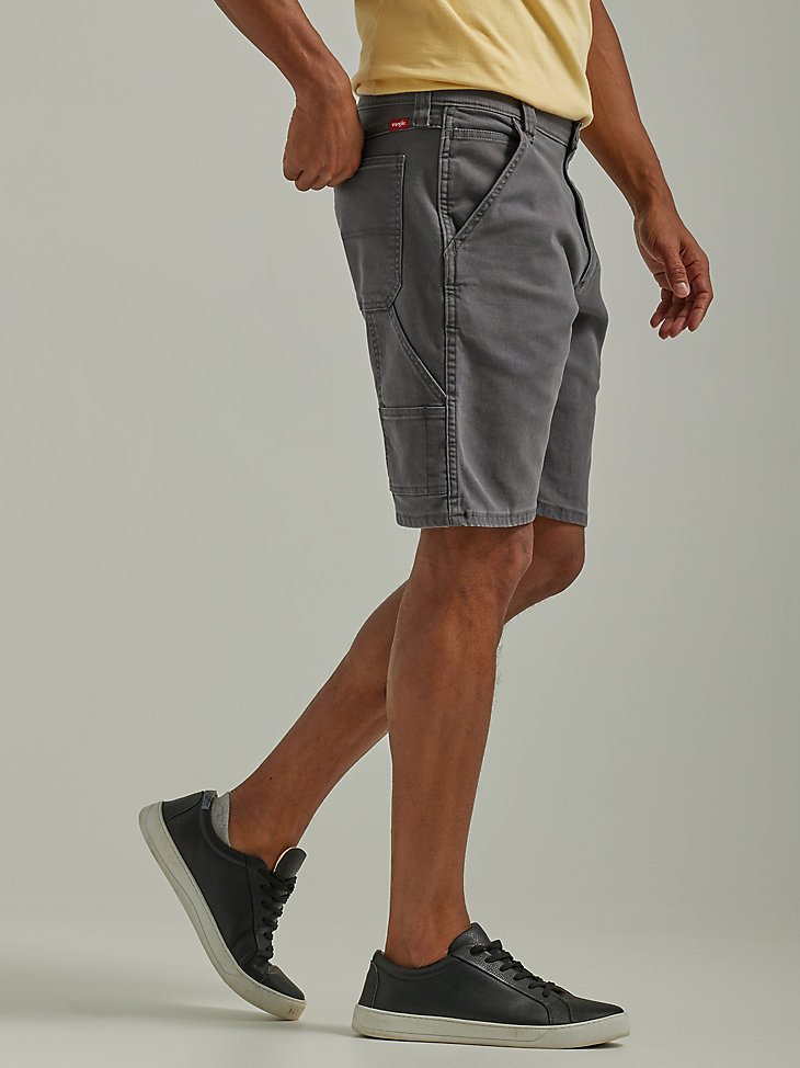 Men's Wrangler Five Star Premium Carpenter Shorts in Anthracite