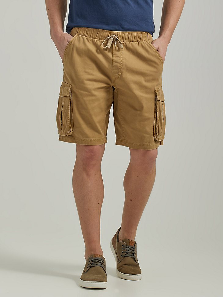 Men's Free To Stretch Drawstring Cargo Short in Acorn