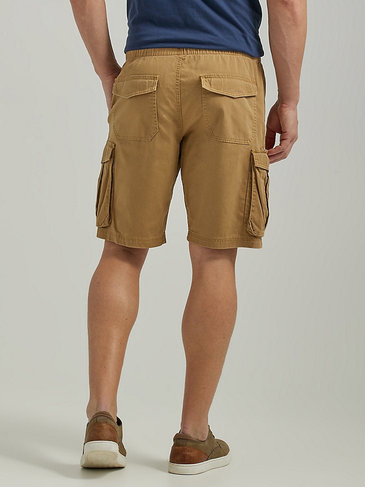 Men's Free To Stretch Drawstring Cargo Short in Acorn