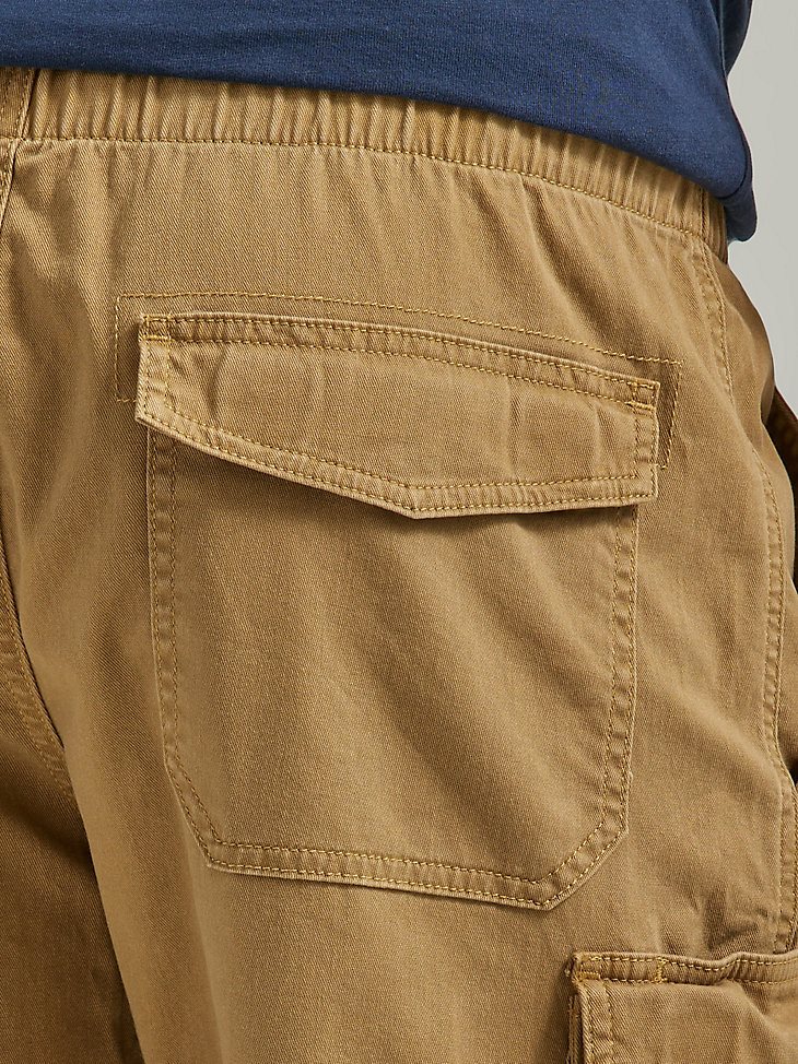 Men's Free To Stretch Drawstring Cargo Short in Acorn