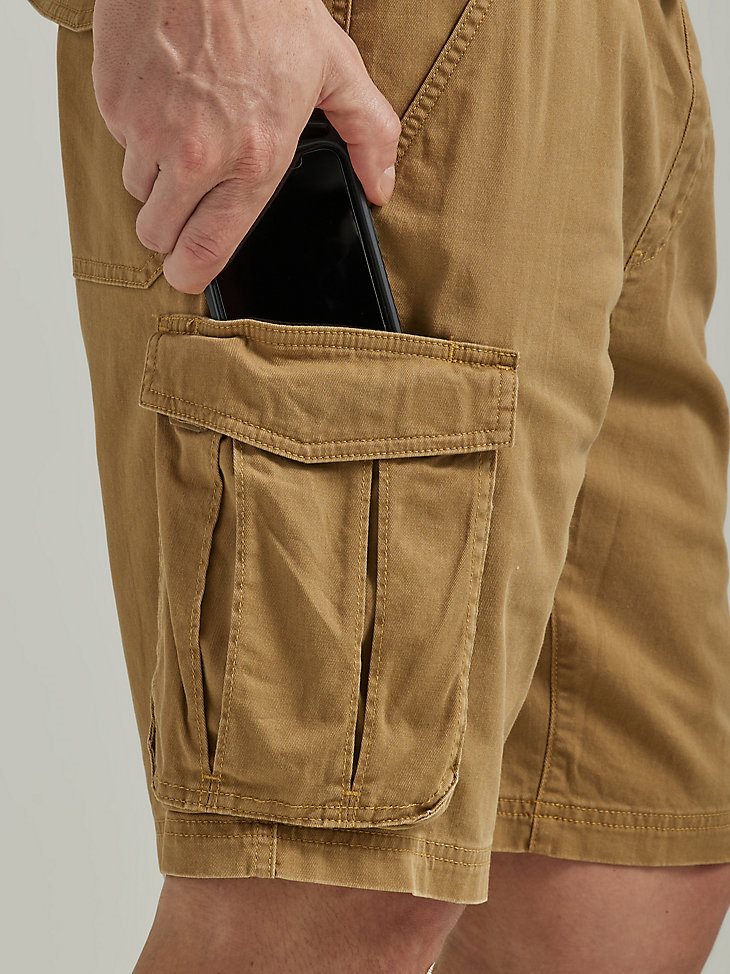 Men's Free To Stretch Drawstring Cargo Short in Acorn