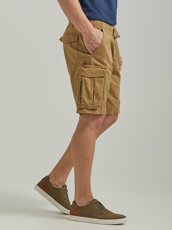 Men's Free To Stretch Drawstring Cargo Short in Acorn