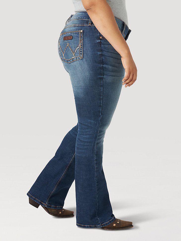 Women's Wrangler Retro Mae Jean (Plus) in MS Wash