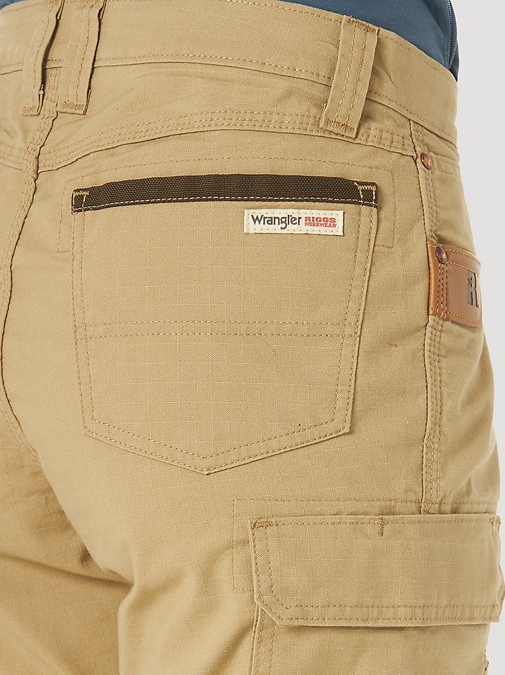 Women's Wrangler RIGGS Workwear Ripstop Ranger Cargo Pant in Golden Khaki