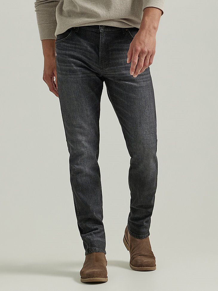 Men's Tapered Regular Fit Jean in Grey Wash