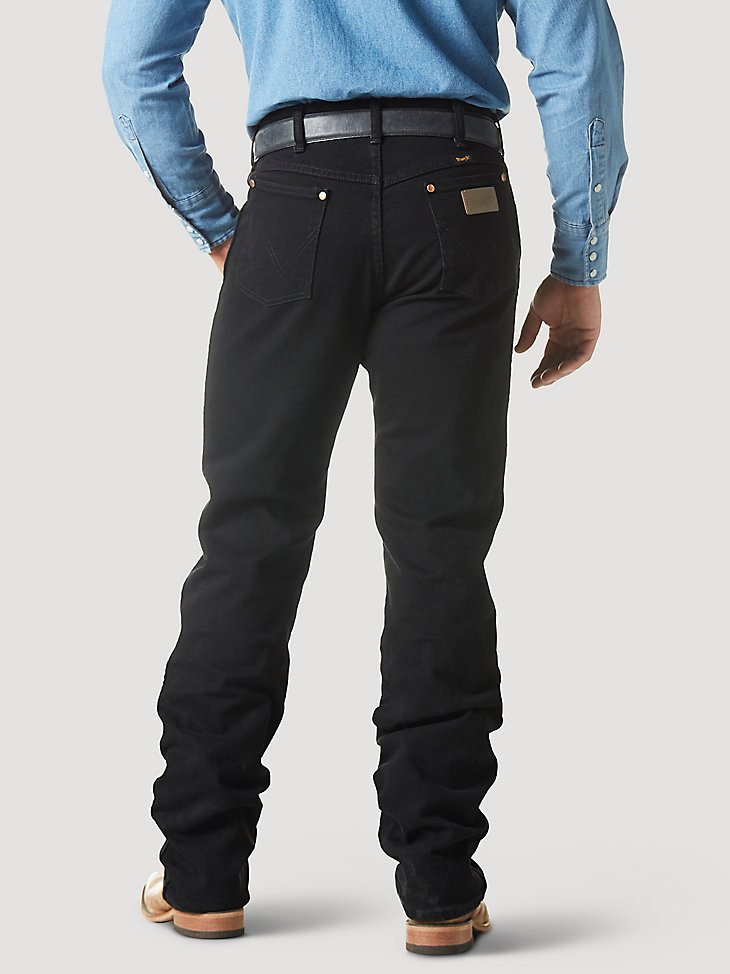 Wrangler Cowboy Cut Original Fit Active Flex Jeans in Black