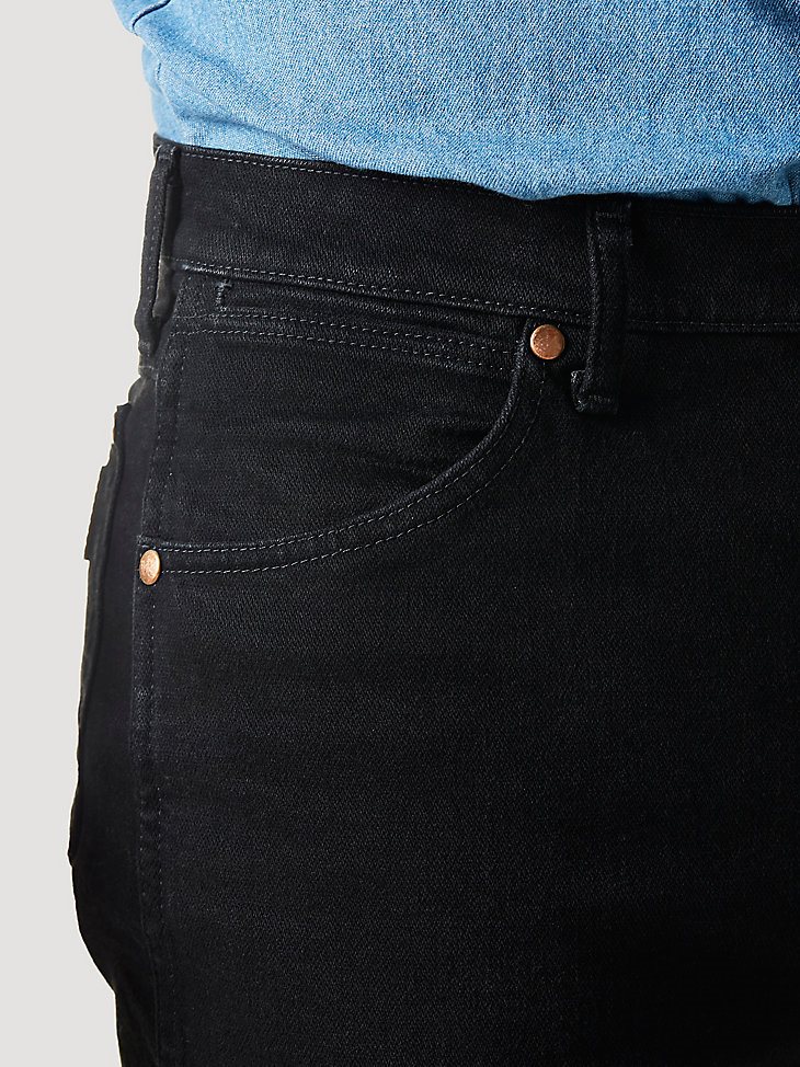 Wrangler Cowboy Cut Original Fit Active Flex Jeans in Black