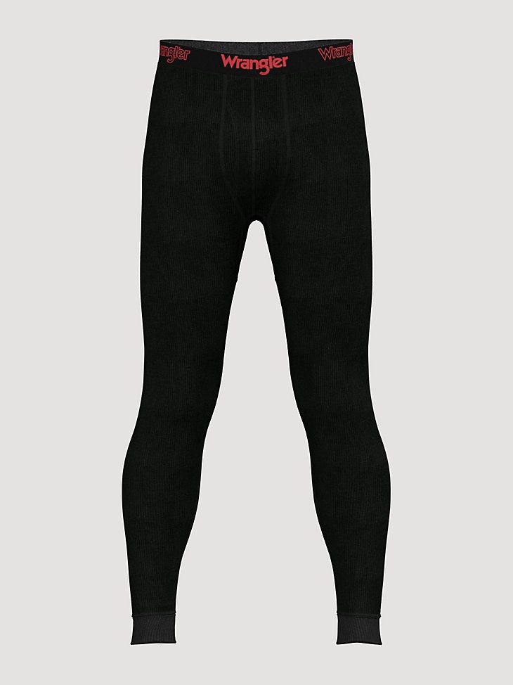 Men's Base Layer Heavyweight Thermal Pant in Jet Black