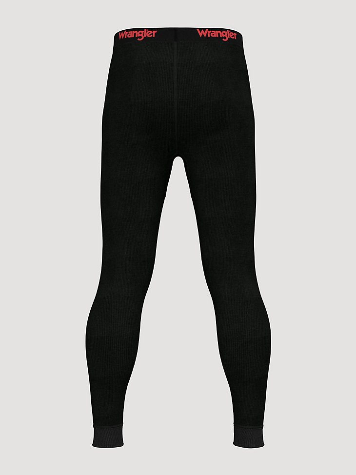 Men's Base Layer Heavyweight Thermal Pant in Jet Black