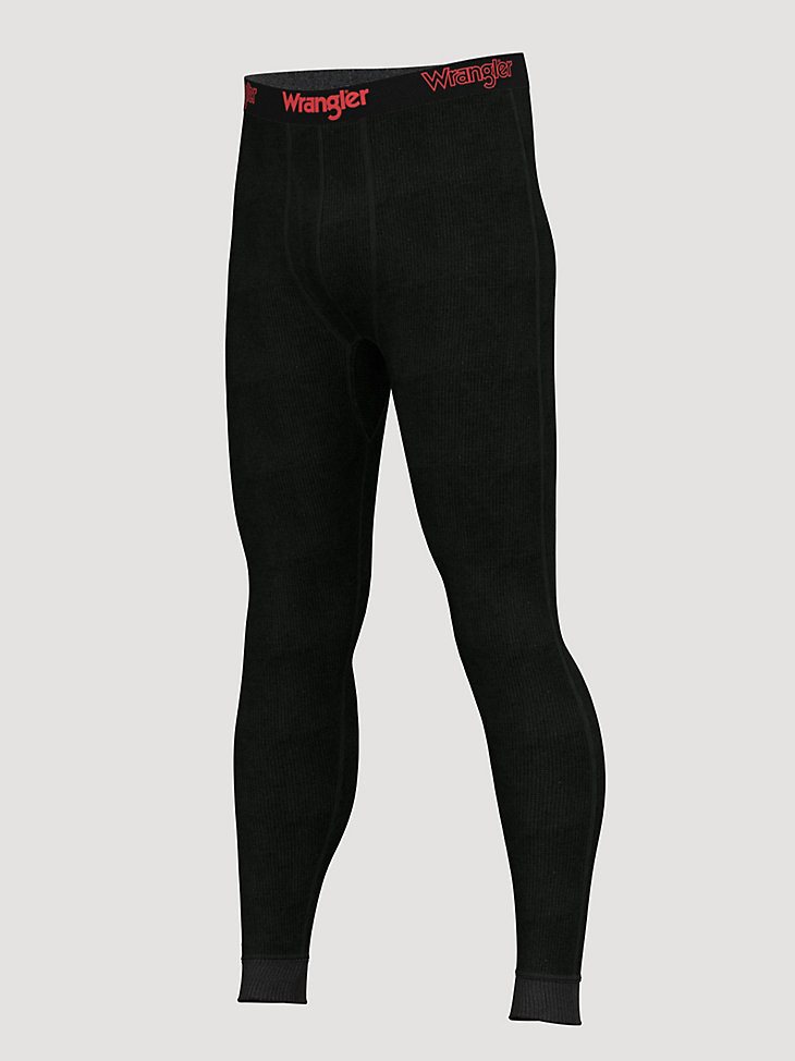 Men's Base Layer Heavyweight Thermal Pant in Jet Black