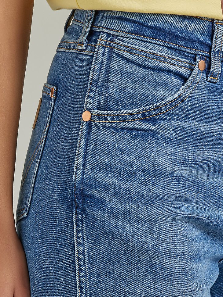 Women's Bonnie Loose Flare Jean in Smoke Sea