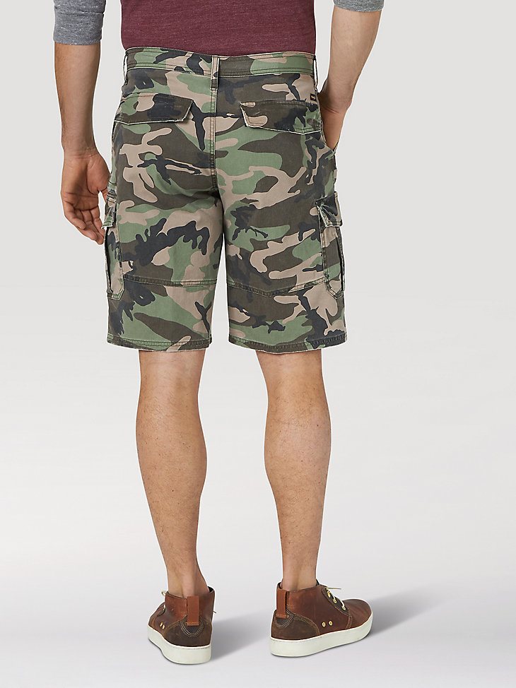 Men's Flex Twill Cargo Short in Jungle Camo