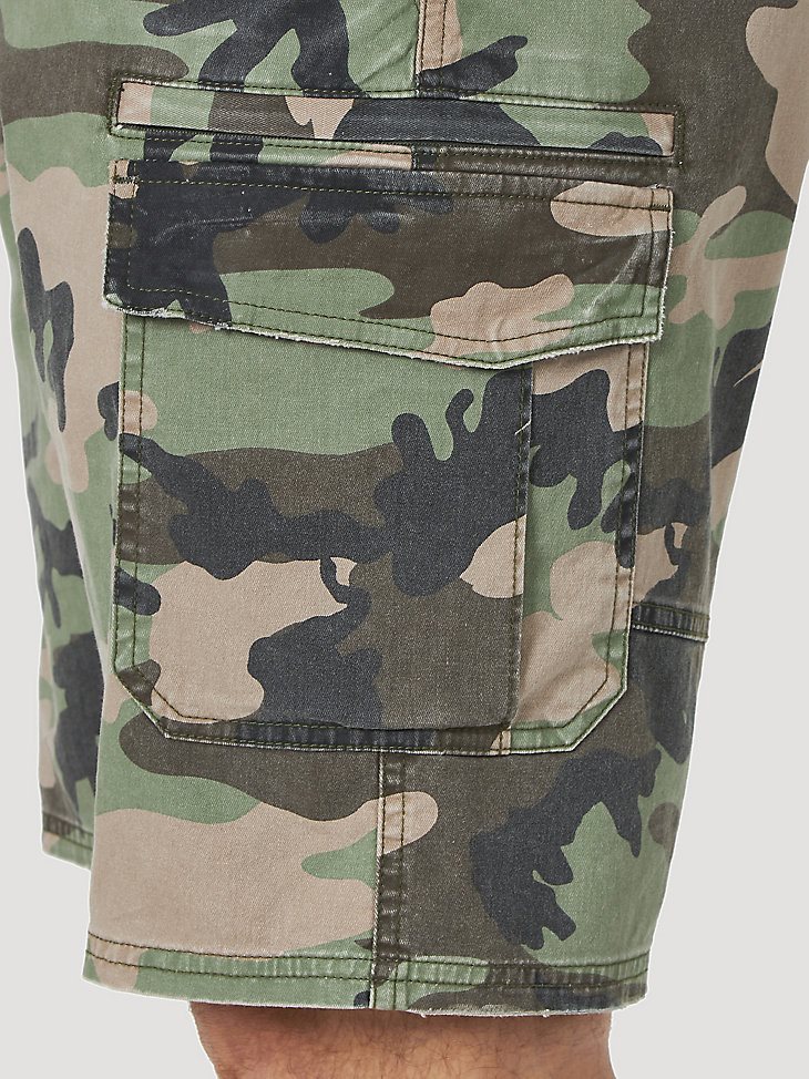 Men's Flex Twill Cargo Short in Jungle Camo