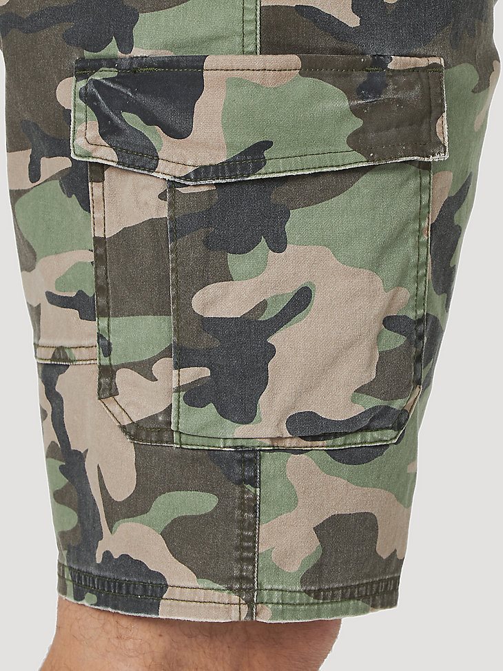 Men's Flex Twill Cargo Short in Jungle Camo