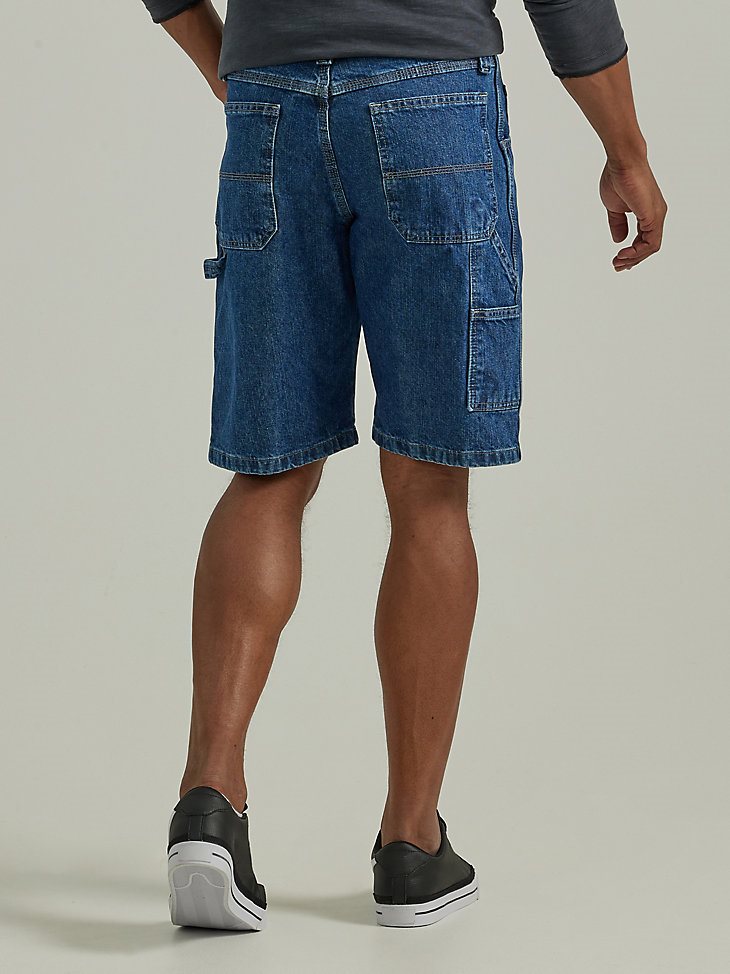 Men's Wrangler Authentics Loose Fit Carpenter Short in Retro Stonewash