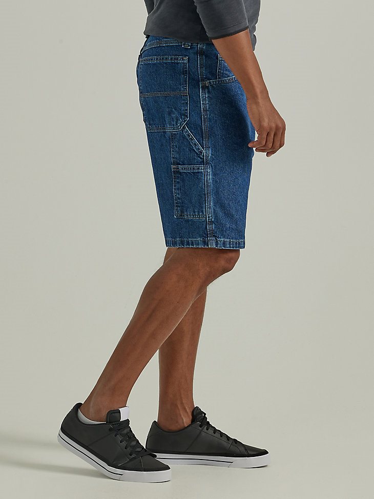 Men's Wrangler Authentics Loose Fit Carpenter Short in Retro Stonewash