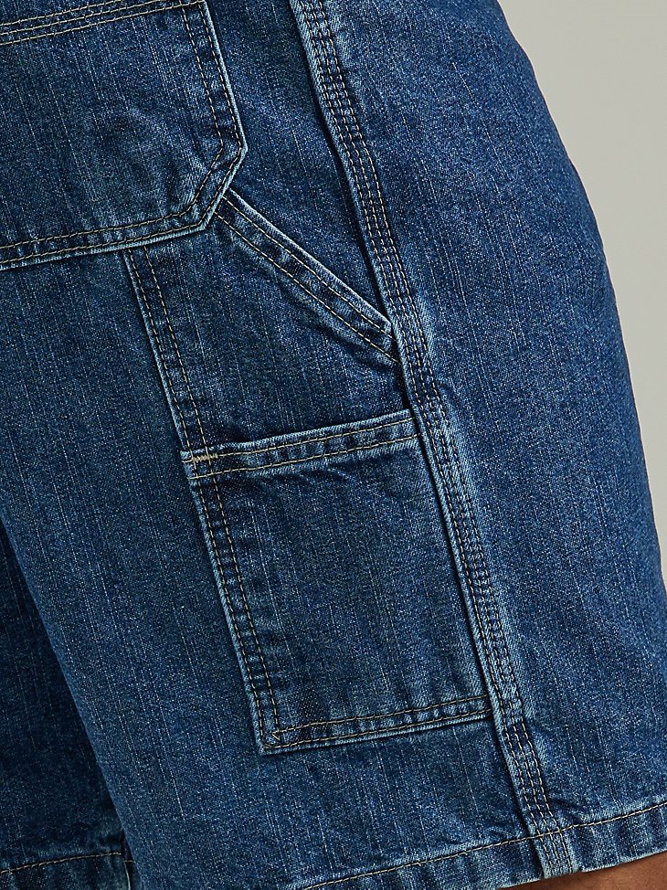Men's Wrangler Authentics Loose Fit Carpenter Short in Retro Stonewash