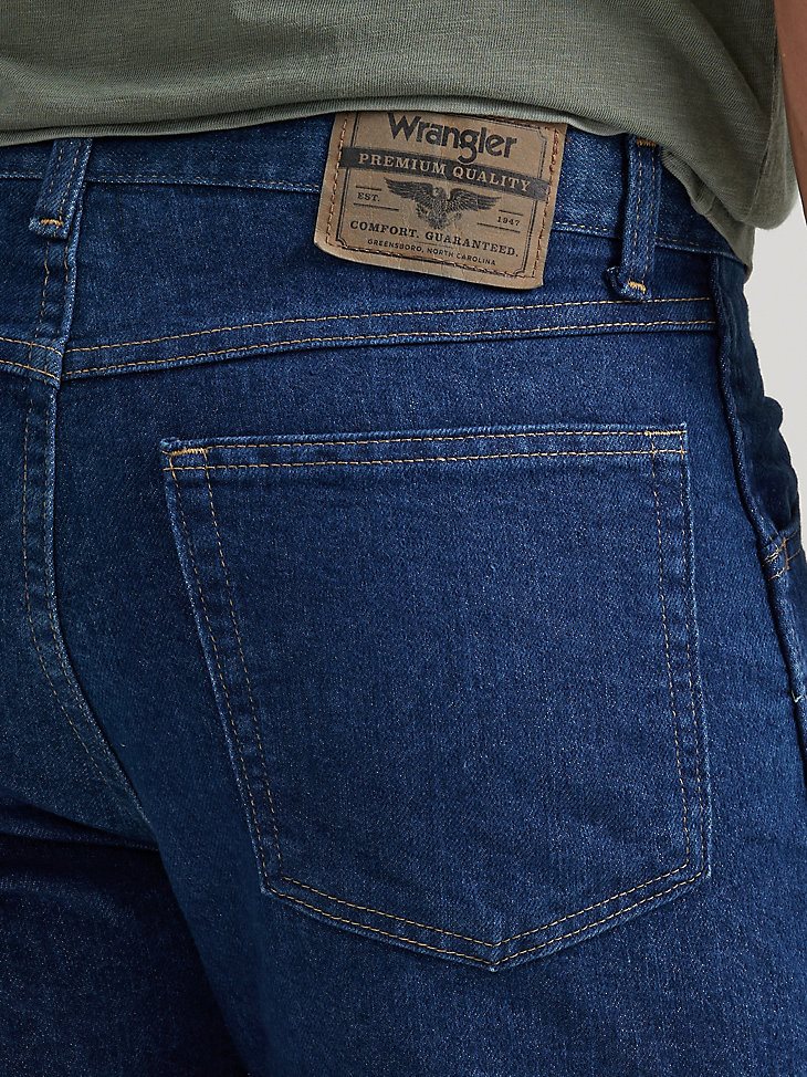 Wrangler Men's Five Star Premium Midweight Stretch Jean in Dark Wash