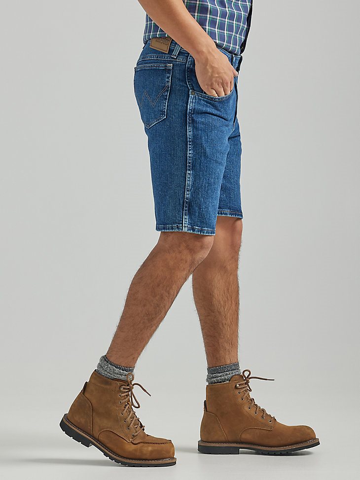 Mens Wrangler Rugged Wear PS Relaxed Fit Short in Medium Stone