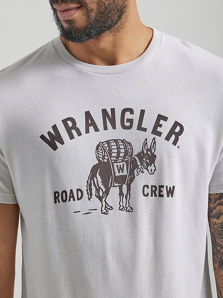 Men's Road Crew Graphic T-Shirt in Lunar Rock
